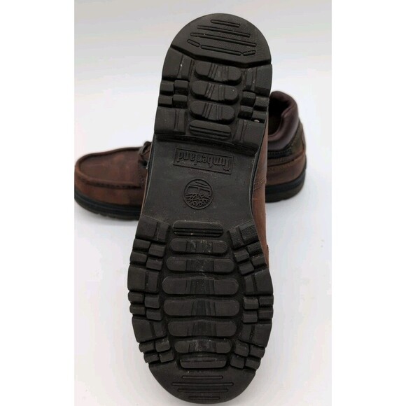 Timberland Gore-Tex 37042 Brown Leather Waterproof Moc Toe Soft Toe Shoes Sz 11M